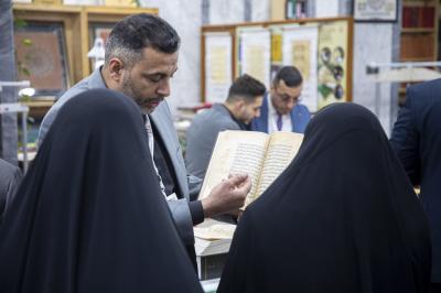 وفد تراثي: العتبة العباسية تمتلك تطوراً علمياً وفنياً في مجال ترميم المخطوطات