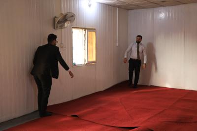 العتبة العباسية تشرع بتأهيل مصليات المعهد التقني في النجف الأشرف