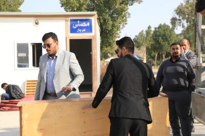 العتبة العباسية تشرع بتأهيل مصليات المعهد التقني في النجف الأشرف