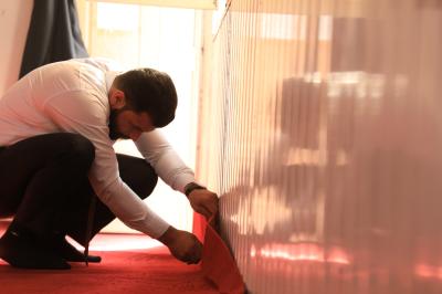 العتبة العباسية تشرع بتأهيل مصليات المعهد التقني في النجف الأشرف