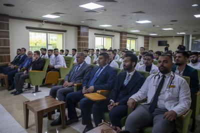 وفد جامعة ديالى يطلع على تقنيات مستشفى الكفيل التخصّصي