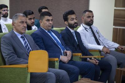 وفد جامعة ديالى يطلع على تقنيات مستشفى الكفيل التخصّصي