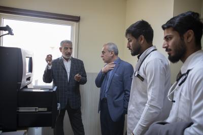 وفد جامعة ديالى يطلع على تقنيات مستشفى الكفيل التخصّصي