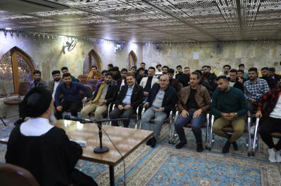 قسم العلاقات ينظم برنامجًا ثقافيًّا لوفد من جامعة ديالى