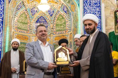 العتبة العسكرية تثمّن جهود العتبة العباسية في تنظيم مهرجان أمير المؤمنين (عليه السلام) في الهند