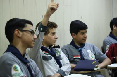 جمعية كشافة الكفيل تقيم ورشة لعرفاء الطلائع