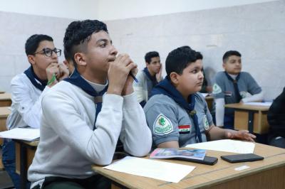 قسم الشؤون الفكرية يقيم دورة تدريبية كشفية لـ (150) عنصرًا