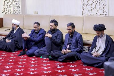 قسم شؤون المعارف يقيم مجلس عزاء في ذكرى استشهاد الإمام الكاظم (عليه السلام)