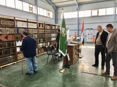 قسم الشؤون الفكرية يشارك بعدد من الأجنحة في مهرجان نبيّ الرحمة بجامعة الموصل