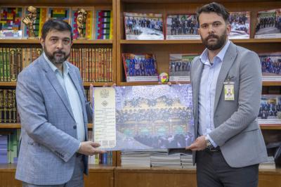 العتبة العباسية تكرم عددًا من المشاركين في مشروع (أجر الرسالة)