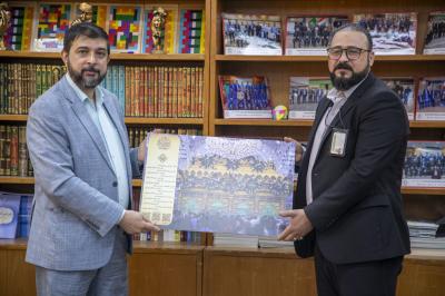 العتبة العباسية تكرم عددًا من المشاركين في مشروع (أجر الرسالة)