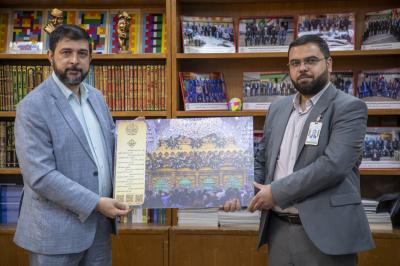 العتبة العباسية تكرم عددًا من المشاركين في مشروع (أجر الرسالة)