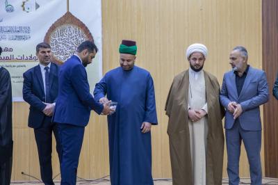 العتبة العباسية تكرّم الفائزين بمسابقة فتية الكفيل الخاصة بمهرجان الولادات الشعبانية المباركة