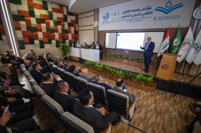 فعّاليات المؤتمر العلميّ لجامعة الكفيل تشهد تقديم محاضرة حول مواءمة التعليم العالي