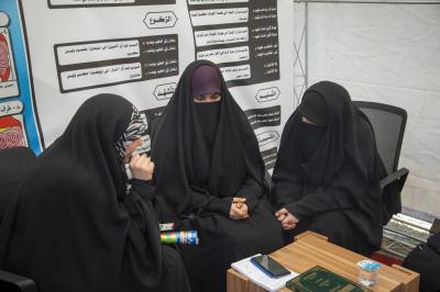 معهد القرآن الكريم النسوي يشارك في المعرض السنوي الثاني في جامعة الكوفة