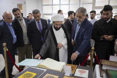 قسم الشؤون الفكرية يقيم معرضاً للمخطوطات في النجف الأشرف