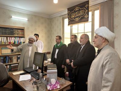 وفد العتبة العباسية يطلع على مشاريع قسم المعارف في مدينة مشهد المقدسة