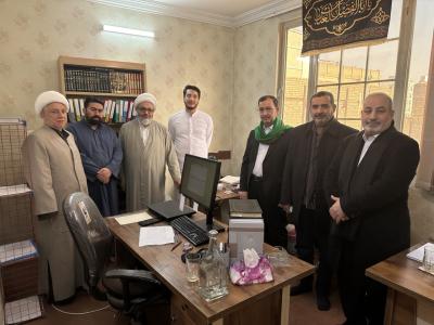 وفد العتبة العباسية يطلع على مشاريع قسم المعارف في مدينة مشهد المقدسة