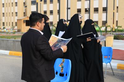 مدارس الكفيل الدينية النسوية تختتم التدريبات الخاصة بمسير المشاركات في حفل تخرج بنات الكفيل السابع