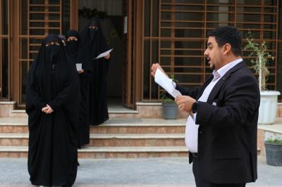 مدارس الكفيل الدينية النسوية تختتم التدريبات الخاصة بمسير المشاركات في حفل تخرج بنات الكفيل السابع