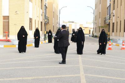 مدارس الكفيل الدينية النسوية تختتم التدريبات الخاصة بمسير المشاركات في حفل تخرج بنات الكفيل السابع