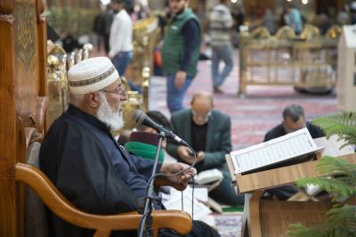 المجمع العلمي يواصل عقد جلساته القرآنية التعليمية للزائرين