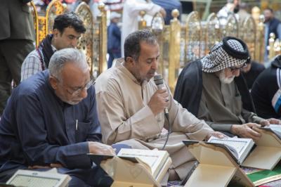 المجمع العلمي يواصل عقد جلساته القرآنية التعليمية للزائرين
