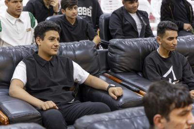 قسم الشؤون الفكرية ينظّم برنامجًا ثقافيًّا لوفد شبابيّ من بغداد