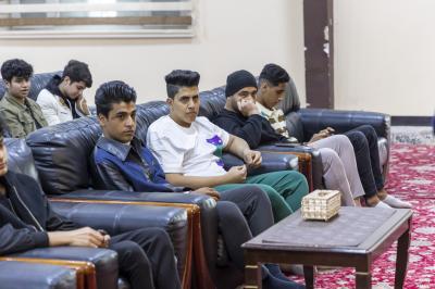 قسم الشؤون الفكرية ينظّم برنامجًا ثقافيًّا لوفد شبابيّ من بغداد