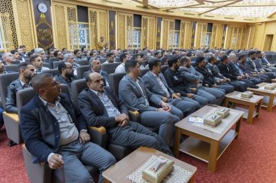 العتبة العباسية تقيم ورشة تعريفية بالقوانين المرورية لمنتسبيها