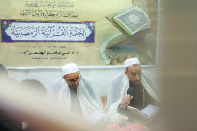 المجمع العلمي يواصل تنظيم برنامج الختمات الرمضانية في النجف الأشرف
