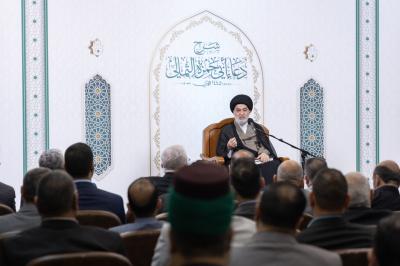السيد الصافي يقدم المحاضرة الرمضانية التاسعة في شرح دعاء أبي حمزة الثمالي