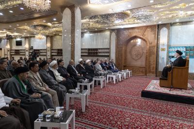 السيد الصافي يقدم المحاضرة الرمضانية التاسعة في شرح دعاء أبي حمزة الثمالي