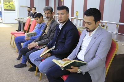 المجمع العلمي ينظّم محفلاً قرآنياً لطلبة المعهد التقني في كربلاء
