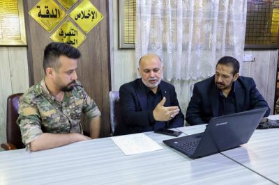 وفد متحف الكفيل يبحث مع فرقة العباس (عليه السلام) الخطوات الأولى لعرض مقتنيات الشهداء