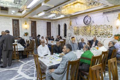 العتبة العباسية تقيم مأدبة إفطار لعدد من منتسبيها المتقاعدين