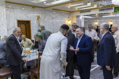 العتبة العباسية تقيم مأدبة إفطار لعدد من منتسبيها المتقاعدين