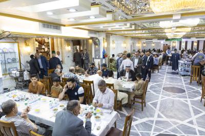 العتبة العباسية تقيم مأدبة إفطار لعدد من منتسبيها المتقاعدين