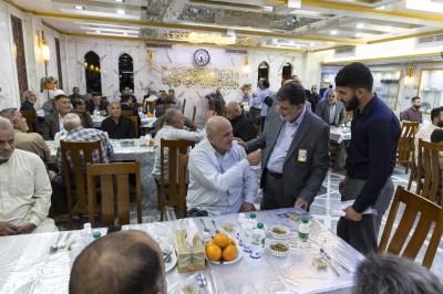 العتبة العباسية تقيم مأدبة إفطار لعدد من منتسبيها المتقاعدين