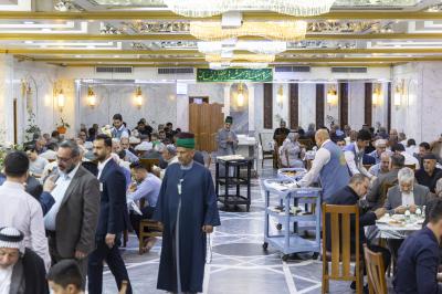 العتبة العباسية تقيم مأدبة إفطار لعدد من منتسبيها المتقاعدين