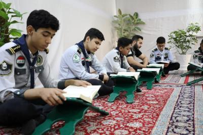 جمعية كشّافة الكفيل تختتم برنامج الختمة القرآنية الإلكترونية المرتّلة