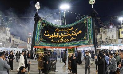 مواكب العزاء الكربلائية تحيي فاجعة هدم قبور أئمة البقيع (عليهم السلام)