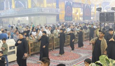 مواكب العزاء الكربلائية تحيي فاجعة هدم قبور أئمة البقيع (عليهم السلام)