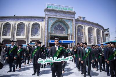 أكثر من (4500) طالب يجرون مسيرة في منطقة ما بين الحرمين الشريفين