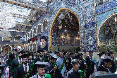 أكثر من (4500) طالب يجرون مسيرة في منطقة ما بين الحرمين الشريفين