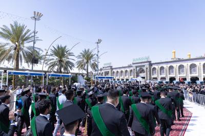 أكثر من (4500) طالب يجرون مسيرة في منطقة ما بين الحرمين الشريفين