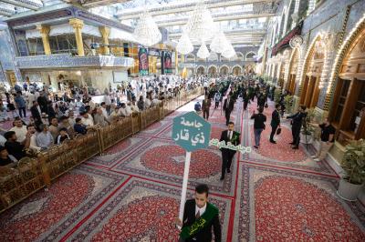أكثر من (4500) طالب يجرون مسيرة في منطقة ما بين الحرمين الشريفين