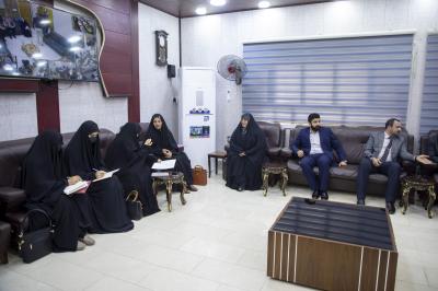 شعبة الخطابة الحسينيّة تناقش مع تربية كربلاء استعدادات حفل الورود الفاطميّة