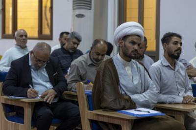 المجمع العلمي يجري اختباراته للمشاركين في مشروع التعليم القرآني المستمر