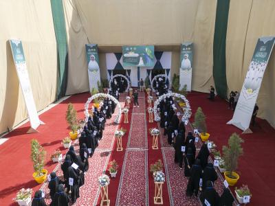 بدء توافد الطالبات المشاركات في حفل الورود الفاطمية السادس